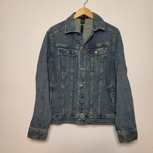 Club Monaco 100% Cotton Jean Jacket Size S